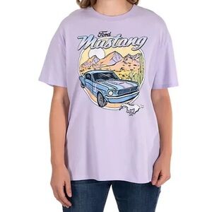 Graphic T-Shirt - Purple woman’s mustang ford 🚘